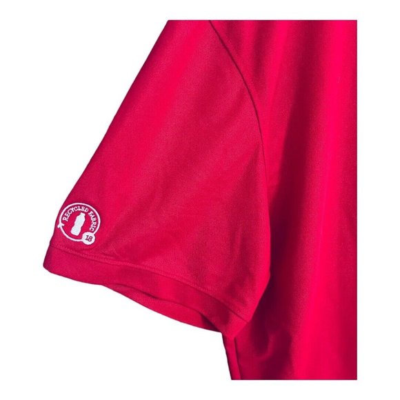 Chick-Fil-A OOBE Employee Red Uniform Polo XL Unisex Short Sleeve Fast Food Work - Picture 6 of 8